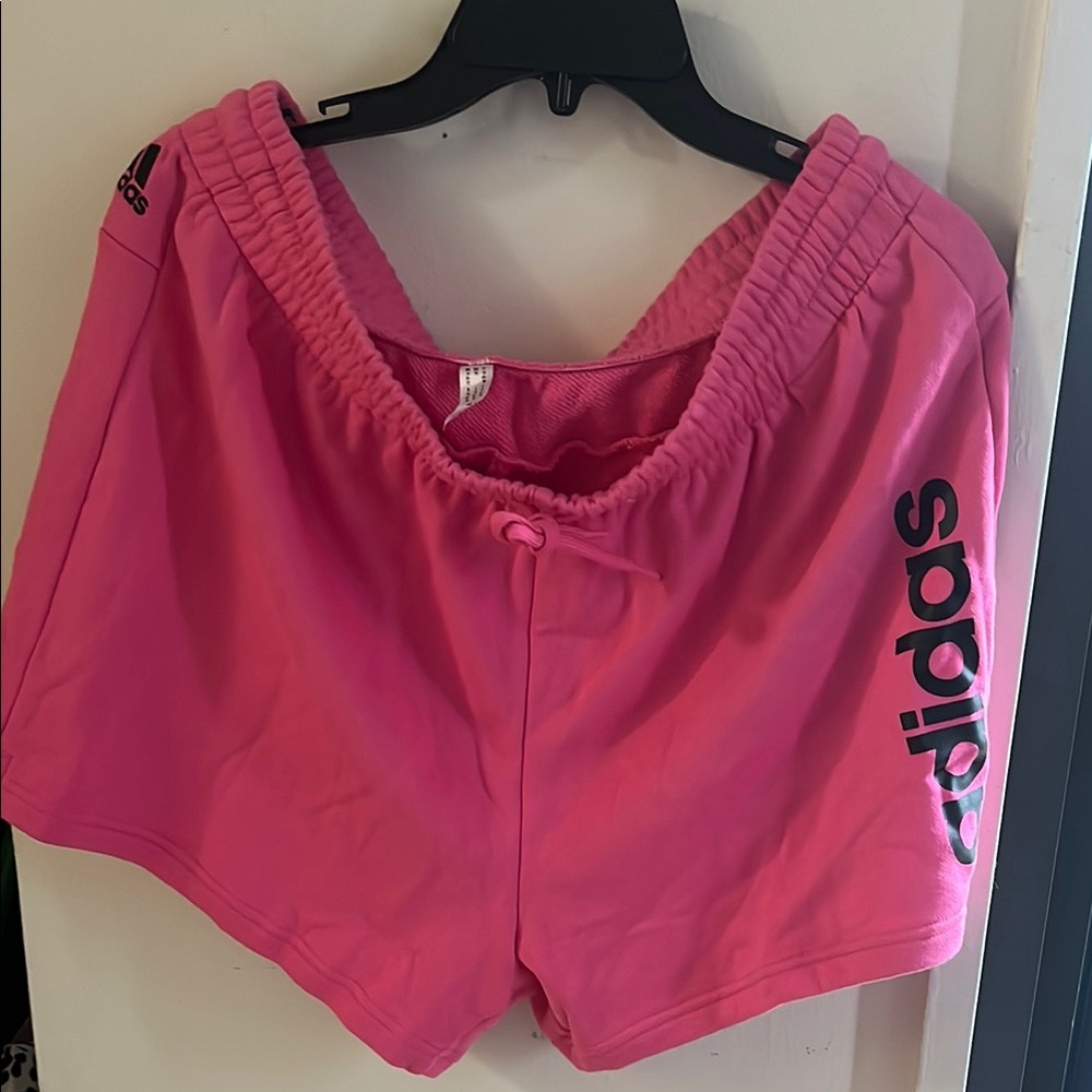 Adidas Bright Pink Sports Shorts, NWT